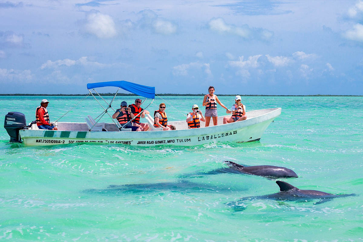 Sian Ka’an – Biosfera protegida com avistamento de fauna marinha